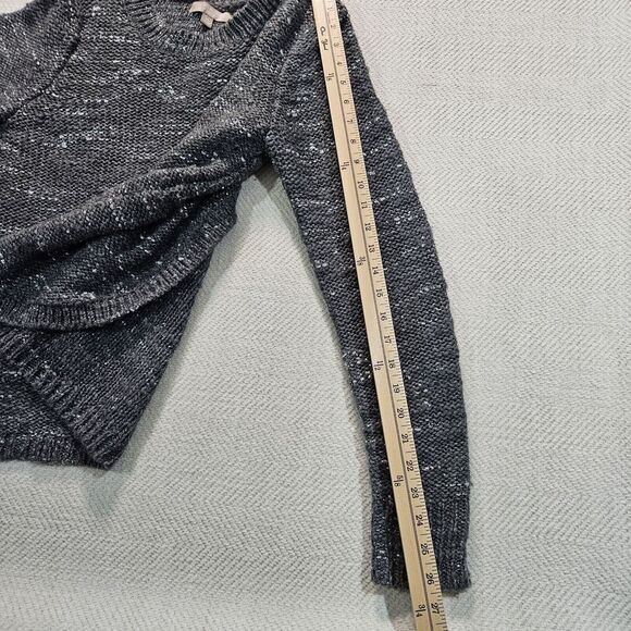 Banana Republic Sweater Womens Medium Open Cross Back Shimmer Career Corporate - Picture 6 of 6